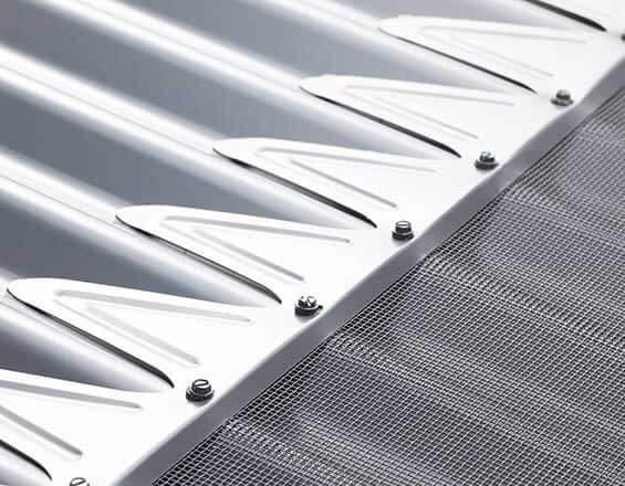 blue mountain co gutter mesh installed 2mm steel corrugated